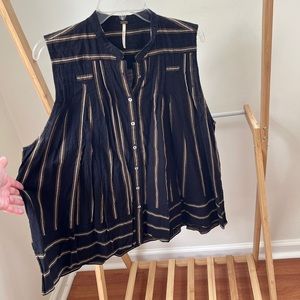 Black Free People Sleeveless Top!
